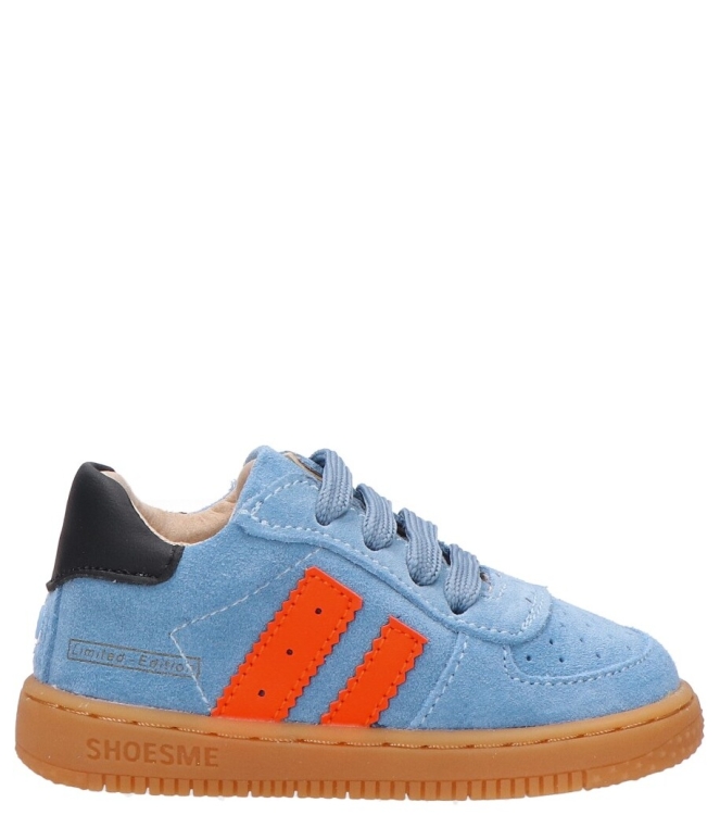 Shoesme Shoesme babyschoen <span>BN26S002-H</span> blue orange Shoesme babyschoen <span>BN26S002-H</span> BN26S002-H blauw - www.bremmerschoenen.info - Bremmer Schoenen