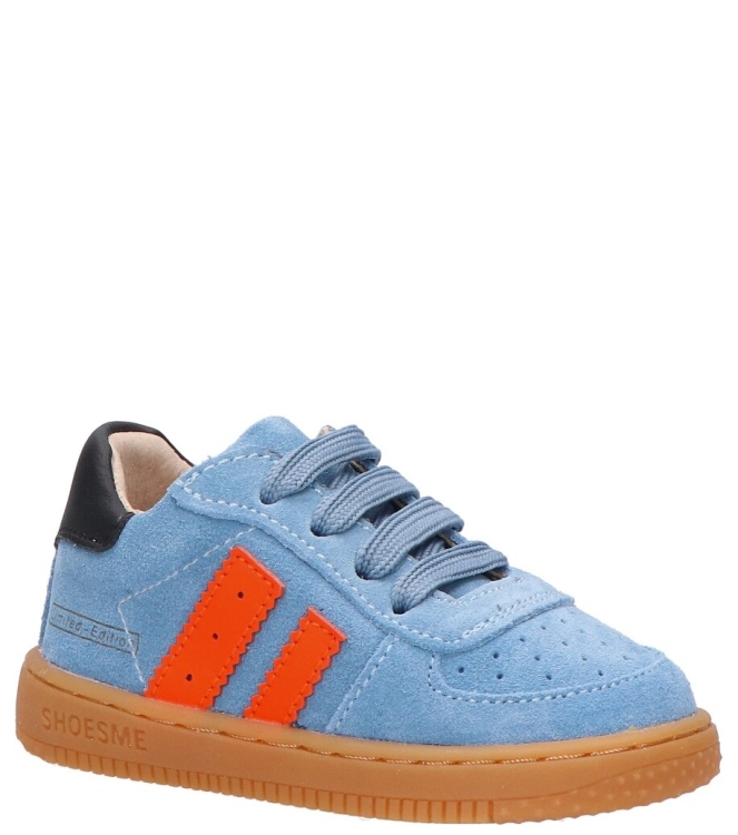 Shoesme Shoesme babyschoen <span>BN26S002-H</span> blue orange Shoesme babyschoen <span>BN26S002-H</span> BN26S002-H blauw - www.bremmerschoenen.info - Bremmer Schoenen