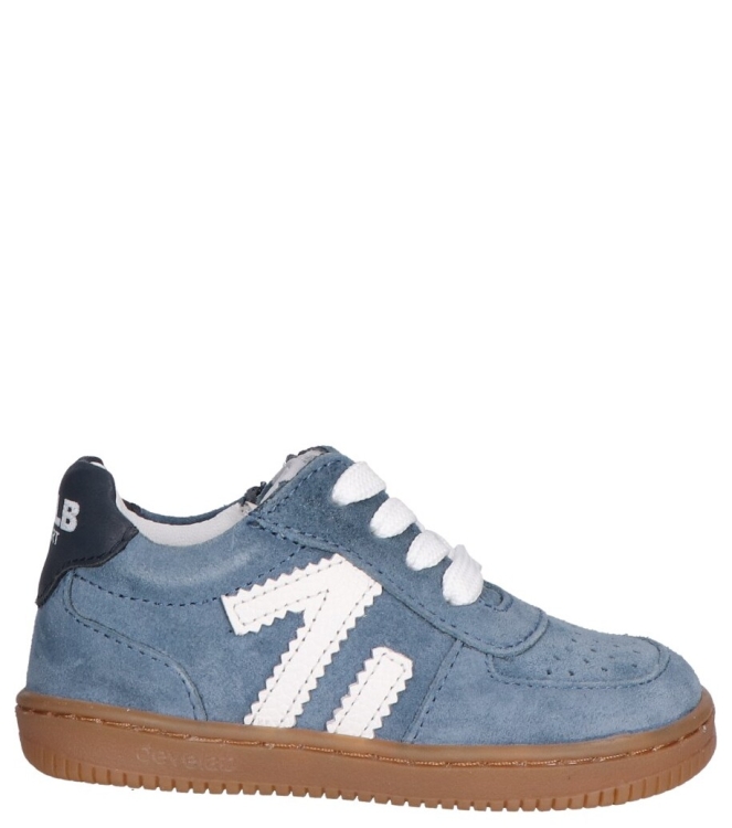 Develab Develab sneaker <span>44427 693</span> 693 Blue Combi Suede Develab sneaker <span>44427 693</span> 44427 693 blauw - www.bremmerschoenen.info - Bremmer Schoenen
