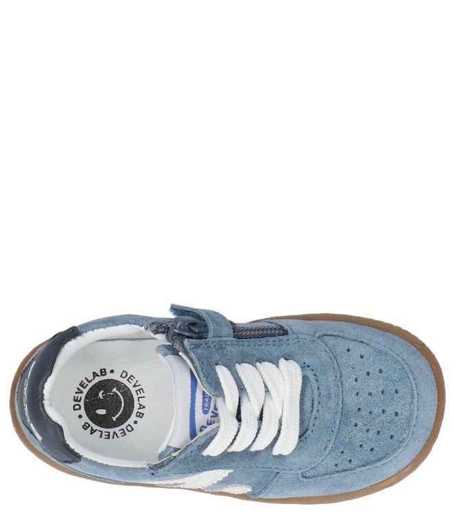 Develab Develab sneaker <span>44427 693</span> 693 Blue Combi Suede Develab sneaker <span>44427 693</span> 44427 693 blauw - www.bremmerschoenen.info - Bremmer Schoenen