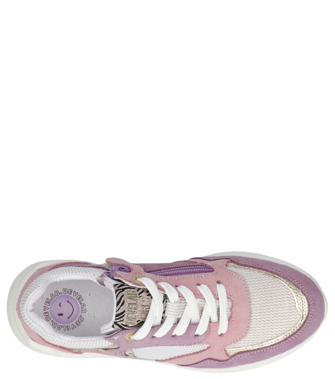 Develab sneaker <span>47154 653</span> 47154 653 paars - www.bremmerschoenen.info - Bremmer Schoenen