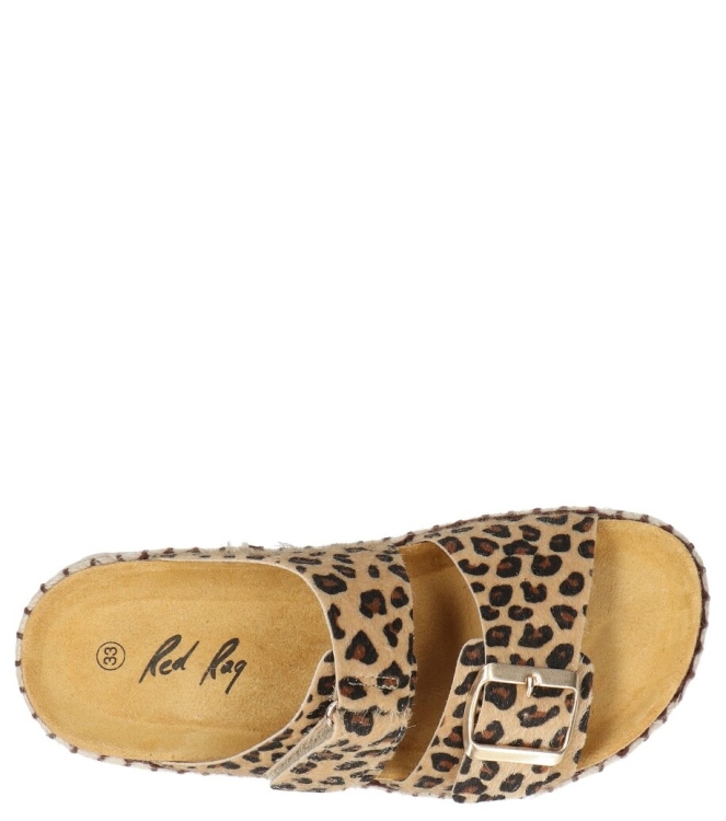 Red-Rag Red Rag slipper <span>18050 059</span> 059 Leopard Fantasy Red Rag slipper <span>18050 059</span> 18050 059 cognac - www.bremmerschoenen.info - Bremmer Schoenen