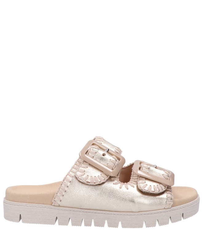 Gabor Gabor slipper <span>83.741.62</span> 62 platino Gabor slipper <span>83.741.62</span> 83.741.62 goud - www.bremmerschoenen.info - Bremmer Schoenen