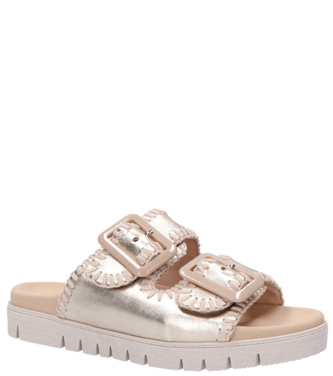 Gabor Gabor slipper <span>83.741.62</span> 62 platino Gabor slipper <span>83.741.62</span> 83.741.62 goud - www.bremmerschoenen.info - Bremmer Schoenen