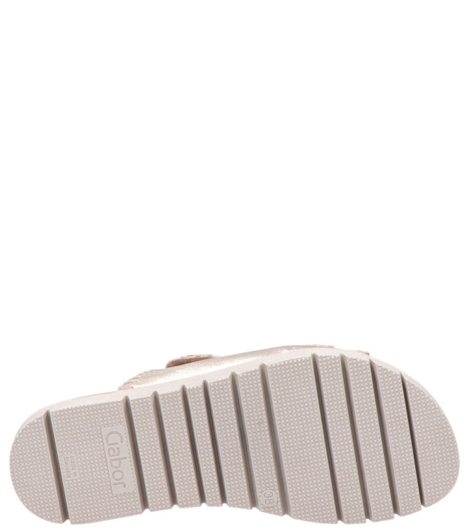 Gabor Gabor slipper <span>83.741.62</span> 62 platino Gabor slipper <span>83.741.62</span> 83.741.62 goud - www.bremmerschoenen.info - Bremmer Schoenen