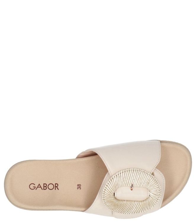 Gabor Gabor slipper <span>83.742.22</span> 22 panna Gabor slipper <span>83.742.22</span> 83.742.22 beige - www.bremmerschoenen.info - Bremmer Schoenen
