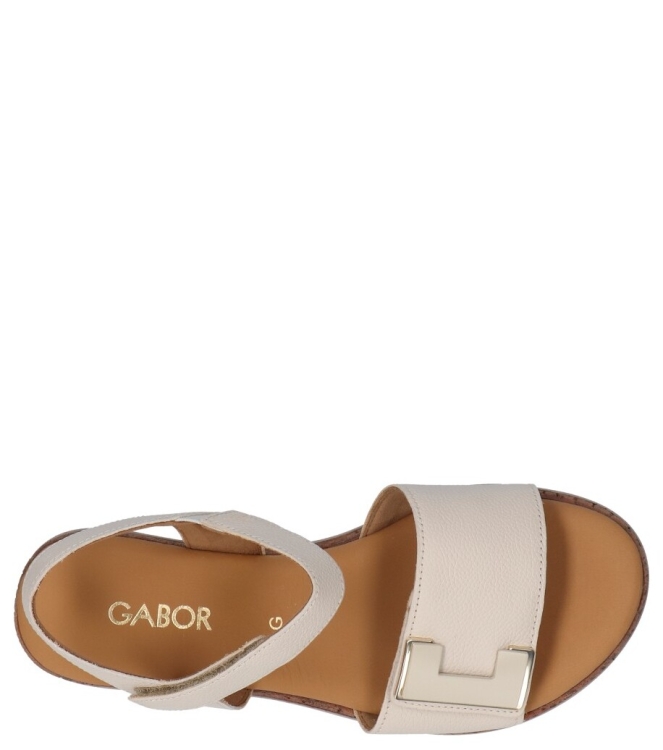Gabor Gabor sandaal <span>82.700.52</span> 52 creme (uni+gold) Gabor sandaal <span>82.700.52</span> 82.700.52 wit - www.bremmerschoenen.info - Bremmer Schoenen