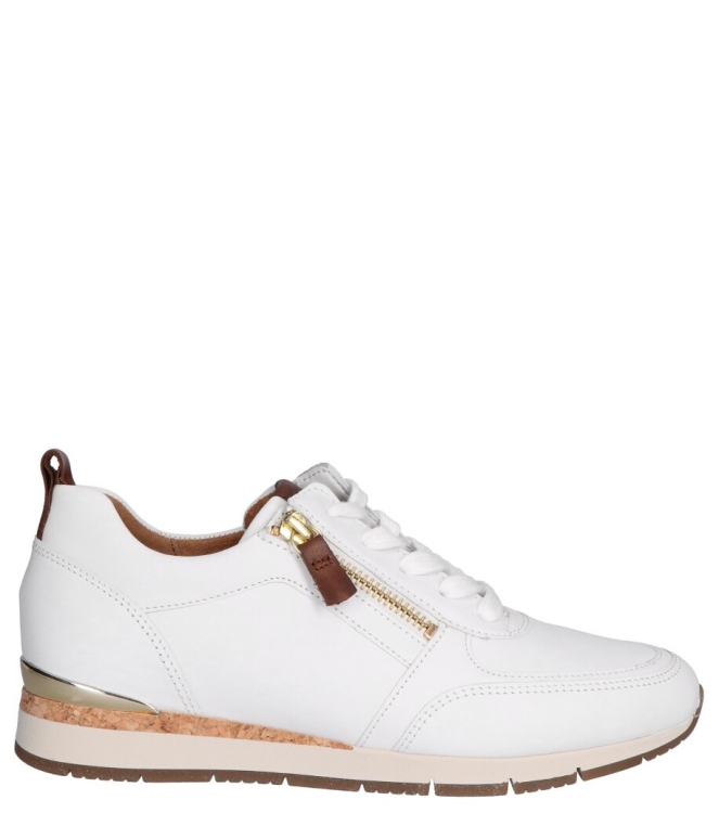 Gabor Gabor sneaker <span>83.411.24</span> 24 weiss/camel (gold) Gabor sneaker <span>83.411.24</span> 83.411.24 wit - www.bremmerschoenen.info - Bremmer Schoenen