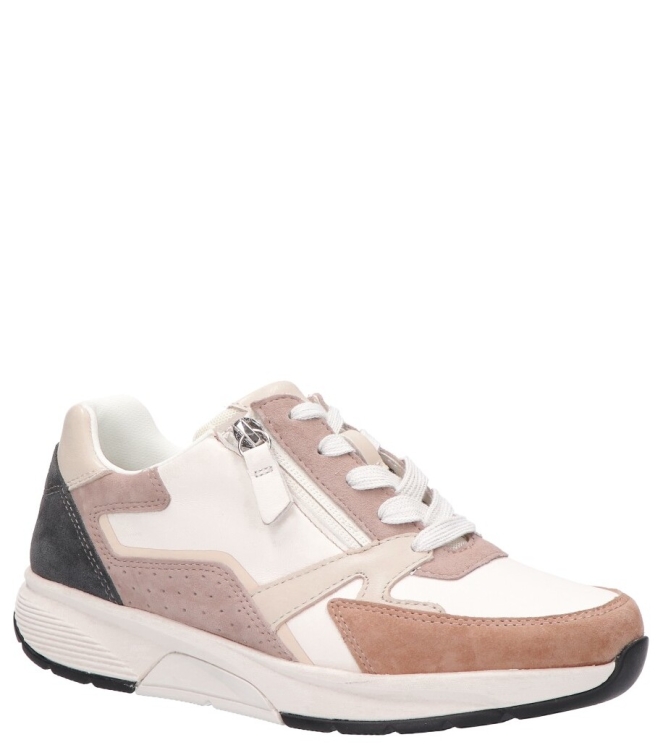 Gabor Gabor sneaker <span>86.878.54</span> 54 offwh/sand/dkgrey Gabor sneaker <span>86.878.54</span> 86.878.54 wit - www.bremmerschoenen.info - Bremmer Schoenen