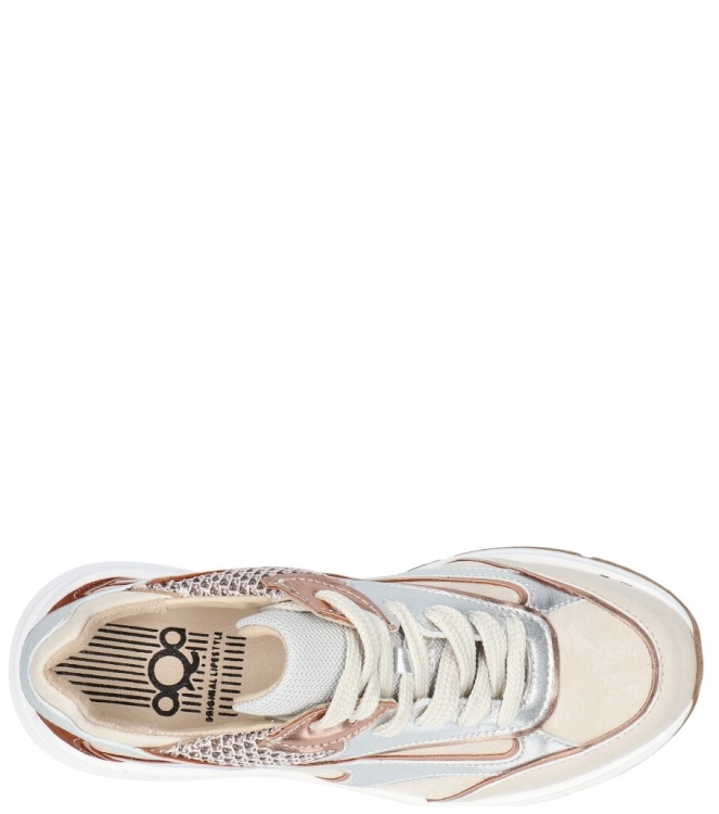Aqa Aqa sneaker <span>A8885 A13A48</span> A13.A48 velvet unbleached vesuvio f Aqa sneaker <span>A8885 A13A48</span> A8885 A13A48 beige - www.bremmerschoenen.info - Bremmer Schoenen