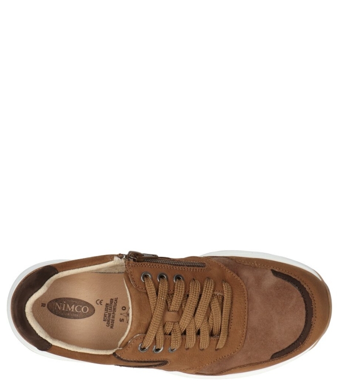 Nimco Nimco sneaker <span>70213.2 370 7700 Brave Lace KX</span> 370 Cognac Combi Nimco sneaker <span>70213.2 370 7700 Brave Lace KX</span> 70213.2 370 7700 Brave Lace KX cognac - www.bremmerschoenen.info - Bremmer Schoenen