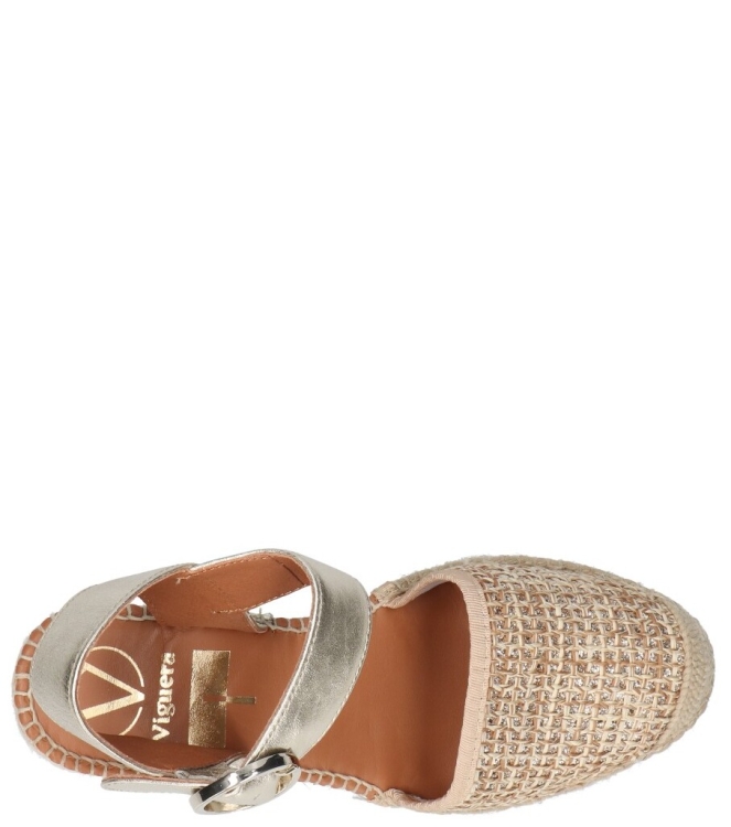 Viguera espadrille <span>2305 leonor oro</span> 2305 leonor oro goud - www.bremmerschoenen.info - Bremmer Schoenen