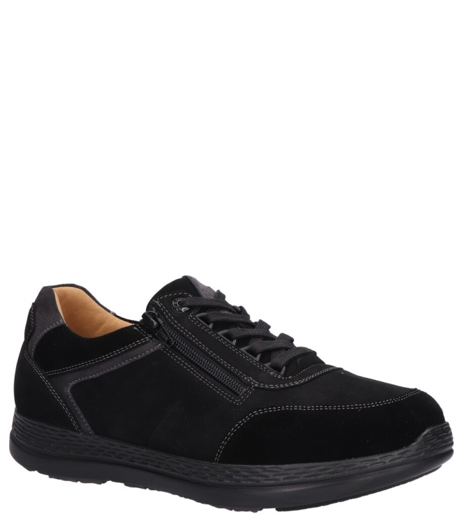Ganter sneaker <span>259852 0100 Karl-Ludwig</span> 259852 0100 Karl-Ludwig zwart - www.bremmerschoenen.info - Bremmer Schoenen