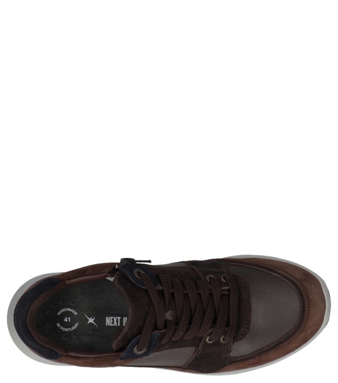 Xsensible Xsensible sneaker <span>34202.3 360 Hudson HX</span> 360 Dark Brown Combi Xsensible sneaker <span>34202.3 360 Hudson HX</span> 34202.3 360 Hudson HX bruin - www.bremmerschoenen.info - Bremmer Schoenen