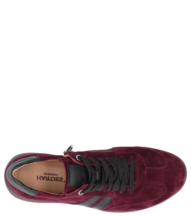 Hartjes Hartjes Sneaker <span>162.2106 86/01 Goa</span> 86/01 Aubergine- Schwartz Hartjes Sneaker <span>162.2106 86/01 Goa</span> 162.2106 86/01 Goa bordeaux - www.bremmerschoenen.info - Bremmer Schoenen