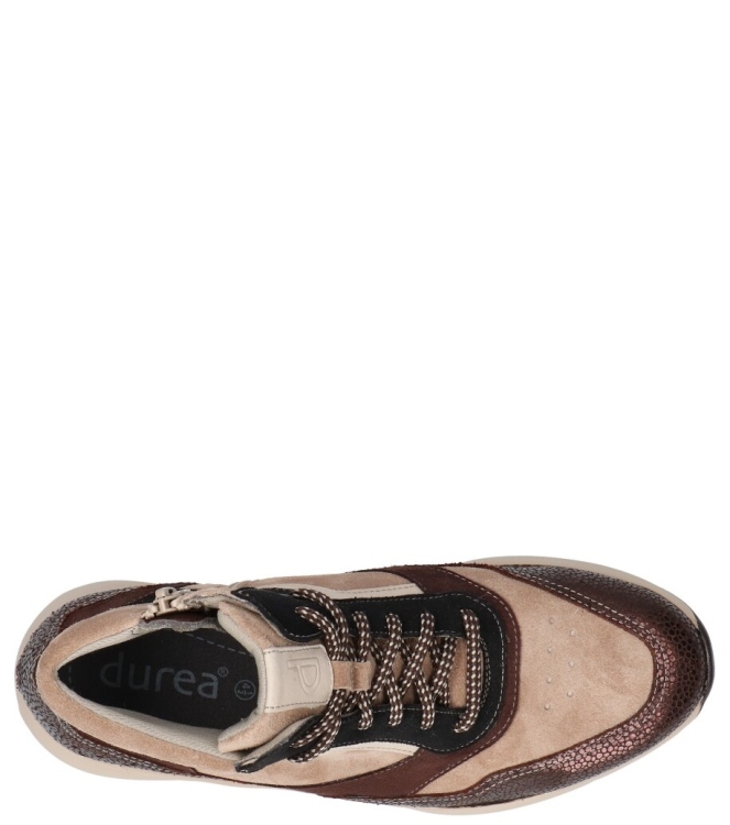Durea Durea sneaker <span>9778 608 2361</span> 2361 D.BRUIN/ANTIEKROZE/TAUPE/ZWART Durea sneaker <span>9778 608 2361</span> 9778 608 2361 beige - www.bremmerschoenen.info - Bremmer Schoenen