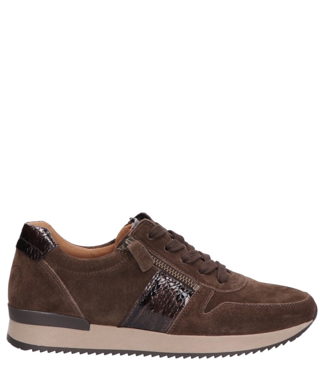 Gabor Gabor sneaker <span>6019.01.007</span> 007 engl.brown/mocca Gabor sneaker <span>6019.01.007</span> 6019.01.007 bruin - www.bremmerschoenen.info - Bremmer Schoenen