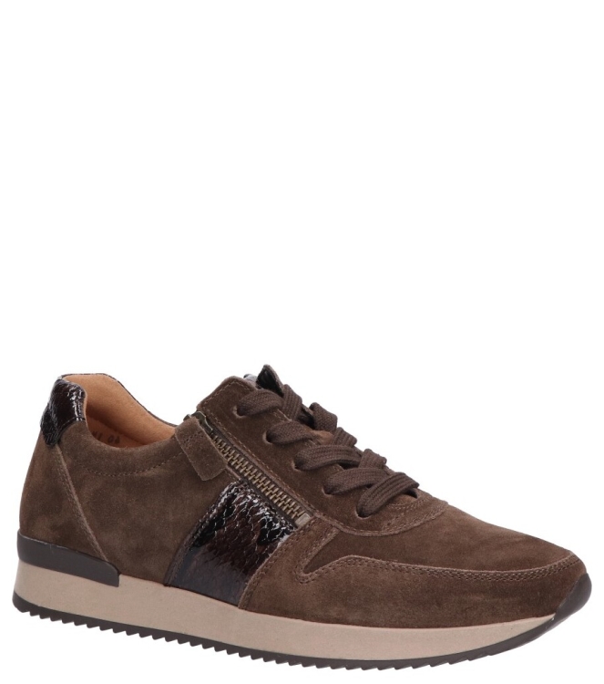 Gabor Gabor sneaker <span>6019.01.007</span> 007 engl.brown/mocca Gabor sneaker <span>6019.01.007</span> 6019.01.007 bruin - www.bremmerschoenen.info - Bremmer Schoenen