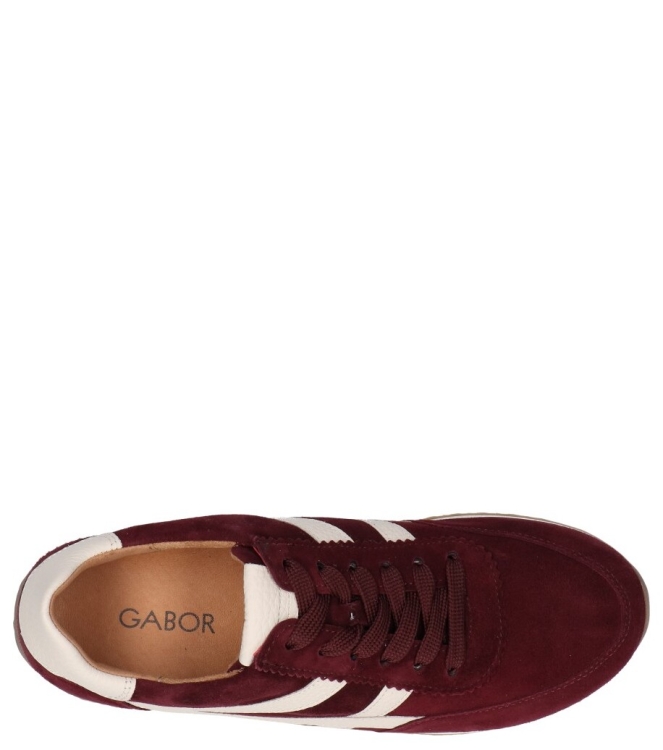 Gabor Gabor sneaker <span>6032.01.004</span> 004 mulberry/creme Gabor sneaker <span>6032.01.004</span> 6032.01.004 bordeaux - www.bremmerschoenen.info - Bremmer Schoenen