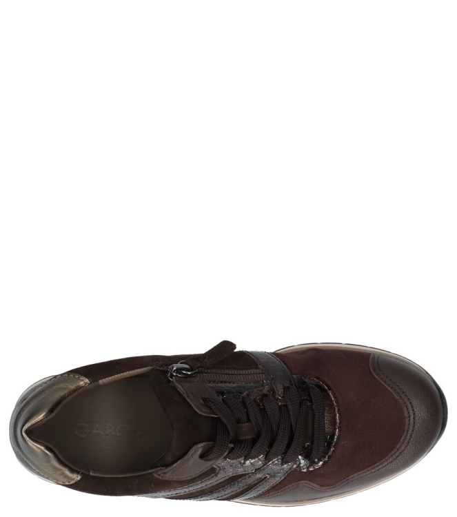 Gabor Gabor sneaker <span>6020.01.003</span> 003 mocca/cacao Gabor sneaker <span>6020.01.003</span> 6020.01.003 bruin - www.bremmerschoenen.info - Bremmer Schoenen