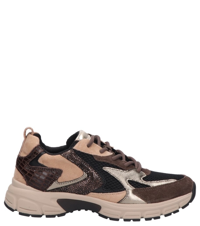 Gabor Gabor sneaker <span>6005.01.007</span> 007 black/brown/sand c Gabor sneaker <span>6005.01.007</span> 6005.01.007 bruin - www.bremmerschoenen.info - Bremmer Schoenen
