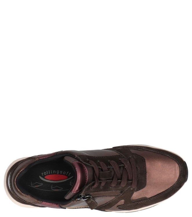 Gabor Gabor sneaker <span>0106.01.016</span> 016 noce/mocca kombi Gabor sneaker <span>0106.01.016</span> 0106.01.016 bruin - www.bremmerschoenen.info - Bremmer Schoenen