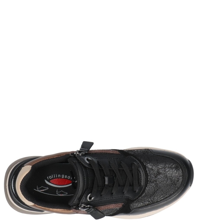 Gabor Gabor sneaker <span>0105.01.006</span> 006 black/desert kombi Gabor sneaker <span>0105.01.006</span> 0105.01.006 zwart - www.bremmerschoenen.info - Bremmer Schoenen
