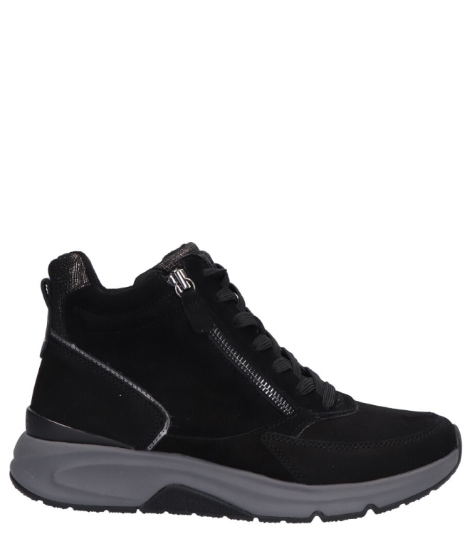 Gabor Gabor sneaker <span>0803.02.002</span> 002 schw/anthr.(Micro) Gabor sneaker <span>0803.02.002</span> 0803.02.002 zwart - www.bremmerschoenen.info - Bremmer Schoenen