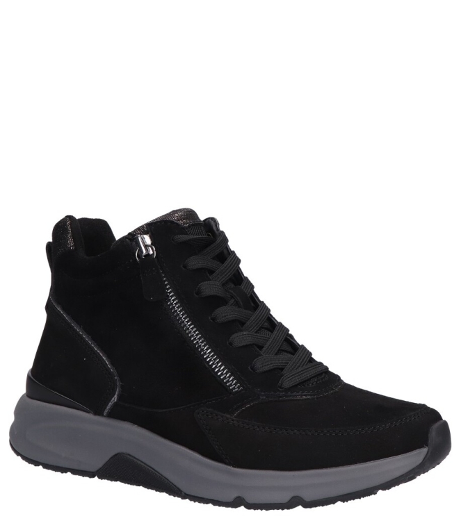 Gabor Gabor sneaker <span>0803.02.002</span> 002 schw/anthr.(Micro) Gabor sneaker <span>0803.02.002</span> 0803.02.002 zwart - www.bremmerschoenen.info - Bremmer Schoenen