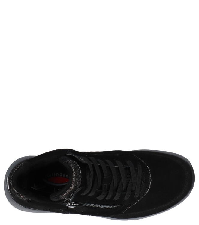 Gabor Gabor sneaker <span>0803.02.002</span> 002 schw/anthr.(Micro) Gabor sneaker <span>0803.02.002</span> 0803.02.002 zwart - www.bremmerschoenen.info - Bremmer Schoenen