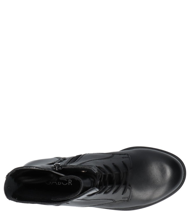 Gabor veterboot <span>8010.02.001</span> 8010.02.001 zwart - www.bremmerschoenen.info - Bremmer Schoenen