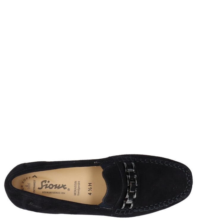 Sioux instapper <span>67742 Cortizia 727 H</span> 67742 Cortizia 727 H blauw - www.bremmerschoenen.info - Bremmer Schoenen