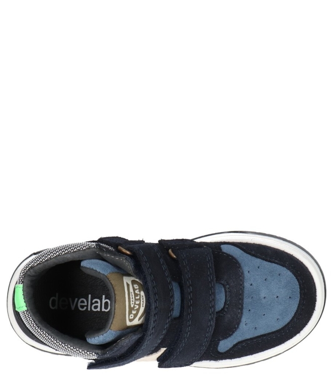 Develab Develab klittenband <span>47207 693</span> 693 Blue Combi Suede Develab klittenband <span>47207 693</span> 47207 693 blauw - www.bremmerschoenen.info - Bremmer Schoenen