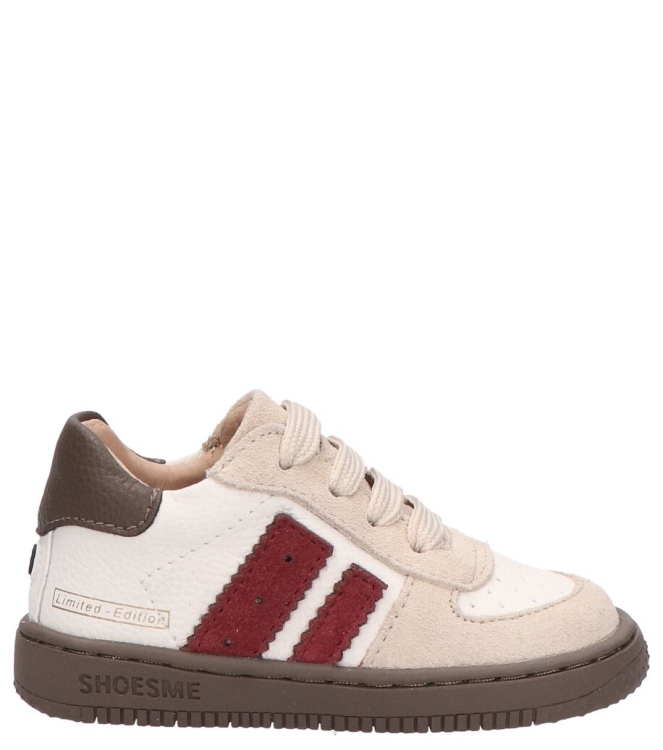 Shoesme Shoesme sneaker <span>BN26W002-L</span> beige red Shoesme sneaker <span>BN26W002-L</span> BN26W002-L beige - www.bremmerschoenen.info - Bremmer Schoenen