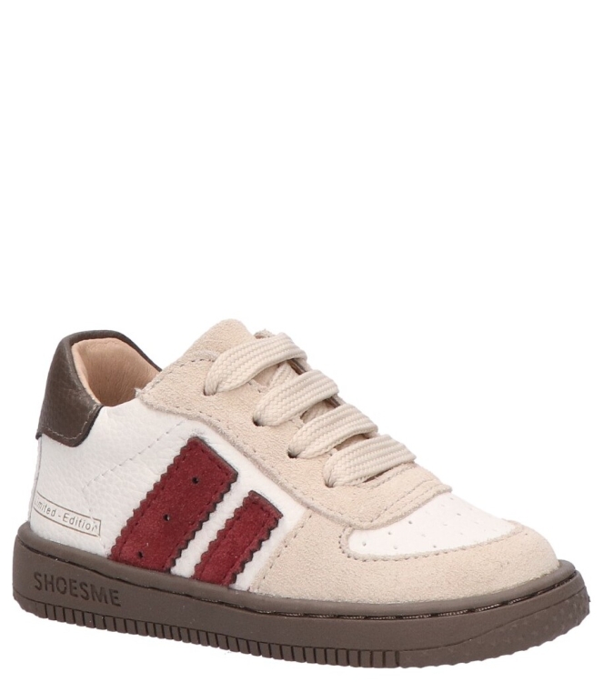 Shoesme Shoesme sneaker <span>BN26W002-L</span> beige red Shoesme sneaker <span>BN26W002-L</span> BN26W002-L beige - www.bremmerschoenen.info - Bremmer Schoenen