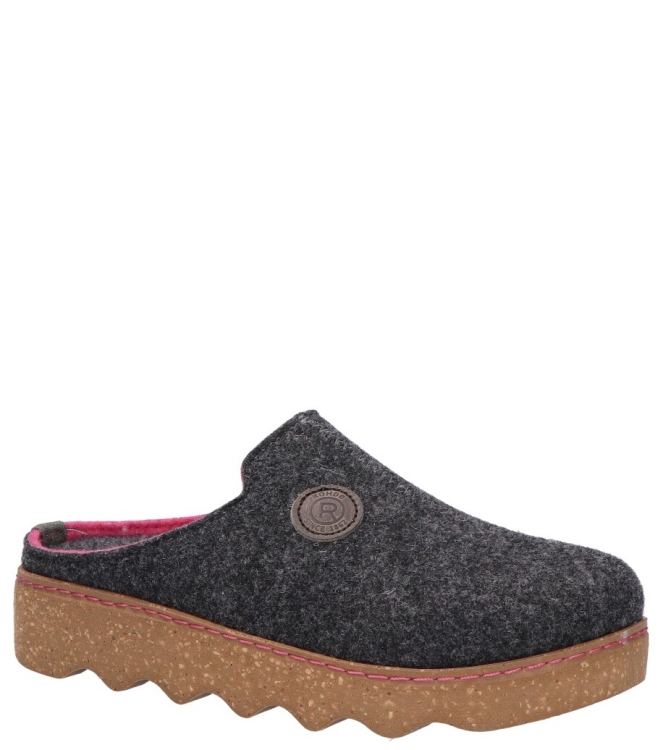 Rohde Rhode slipper <span>6120 84</span> 84 stone Rhode slipper <span>6120 84</span> 6120 84 grijs - www.bremmerschoenen.info - Bremmer Schoenen