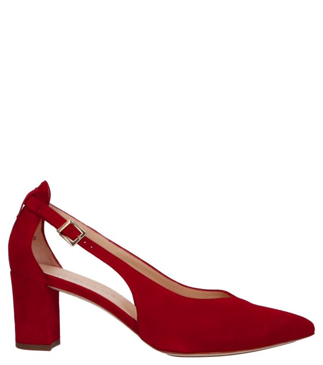 Peter Kaiser Peter Kaiser pump <span>67375 248</span> lipstick suede Peter Kaiser pump <span>67375 248</span> 67375 248 rood - www.bremmerschoenen.info - Bremmer Schoenen