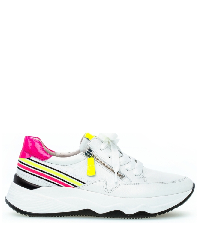 Gabor Gabor sneaker <span>43.492.23</span> weiss/neon-kombi Gabor sneaker <span>43.492.23</span> 43.492.23 wit - www.bremmerschoenen.info - Bremmer Schoenen