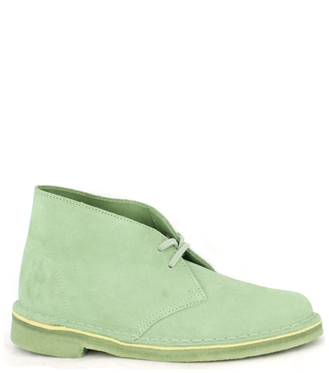 Clarks Veterboot <span>261320274 Desert Boot Sage Suede</span> 261320274 Desert Boot Sage Suede groen - www.bremmerschoenen.info - Bremmer Schoenen