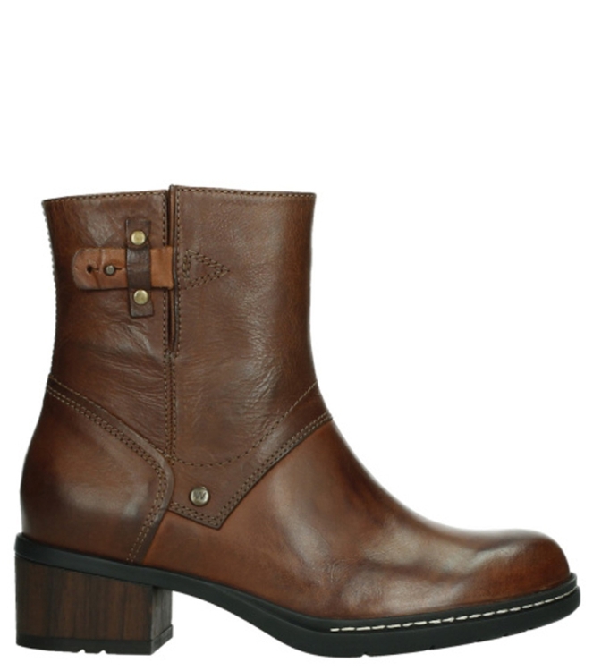 Wolky Enkellaars <span>126230 430</span> 126230 430 cognac - www.bremmerschoenen.info - Bremmer Schoenen