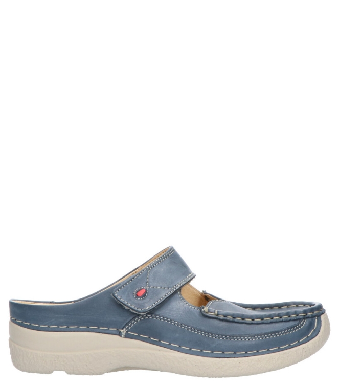 Wolky WOLKY <span>6227 Roll-slipper 387 blue summer Etna lea</span> WOLKY <span>6227 Roll-slipper 387 blue summer Etna lea</span> 6227 Roll-slipper 387 blue summer Etna lea blauw - www.bremmerschoenen.info - Bremmer Schoenen