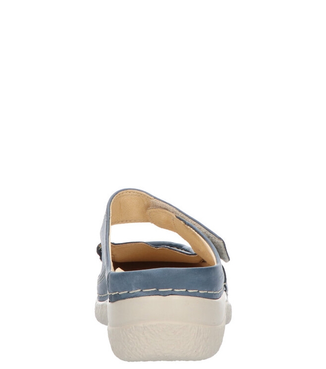 Wolky WOLKY <span>6227 Roll-slipper 387 blue summer Etna lea</span> WOLKY <span>6227 Roll-slipper 387 blue summer Etna lea</span> 6227 Roll-slipper 387 blue summer Etna lea blauw - www.bremmerschoenen.info - Bremmer Schoenen