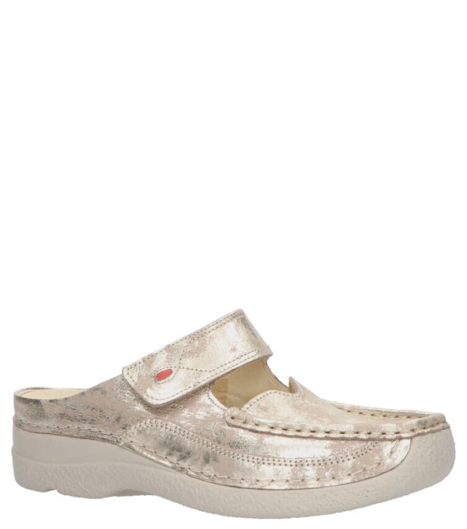 Wolky WOLKY SLIPPER <span>6227 Roll-slipper 119 champagne Amalia nubuck</span> CHAMPAGNE WOLKY SLIPPER <span>6227 Roll-slipper 119 champagne Amalia nubuck</span> 6227 Roll-slipper 119 champagne Amalia nubuck brons - www.bremmerschoenen.info - Bremmer Schoenen