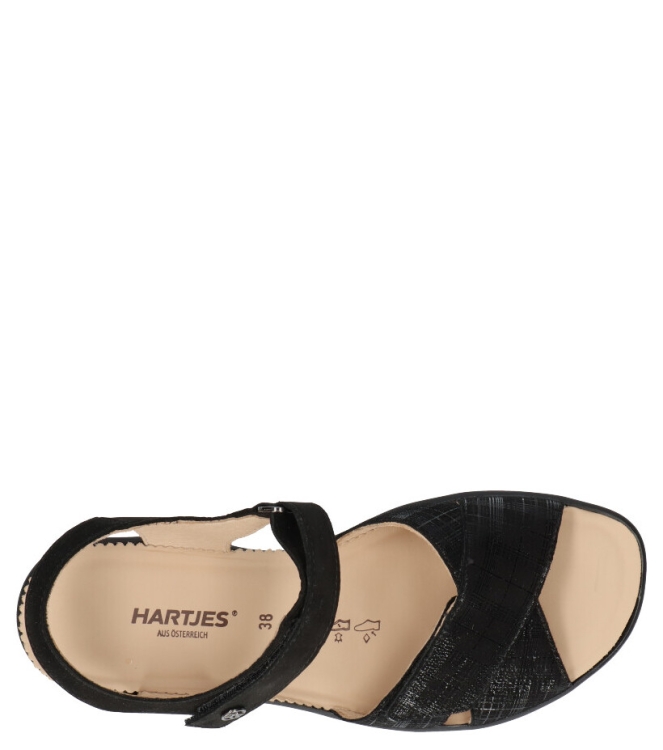 Hartjes Hartjes sandaal <span>19932 1/1</span> Zwart Hartjes sandaal <span>19932 1/1</span> 19932 1/1 zwart - www.bremmerschoenen.info - Bremmer Schoenen