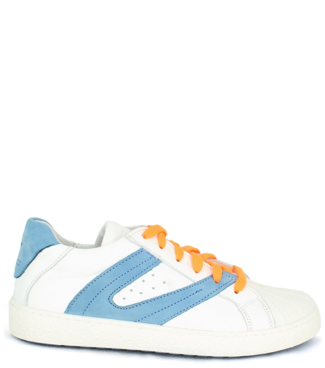 Jochie Freaks Sneaker <span>184061109</span> White Light Blue Freaks Sneaker <span>184061109</span> 184061109 wit - www.bremmerschoenen.info - Bremmer Schoenen