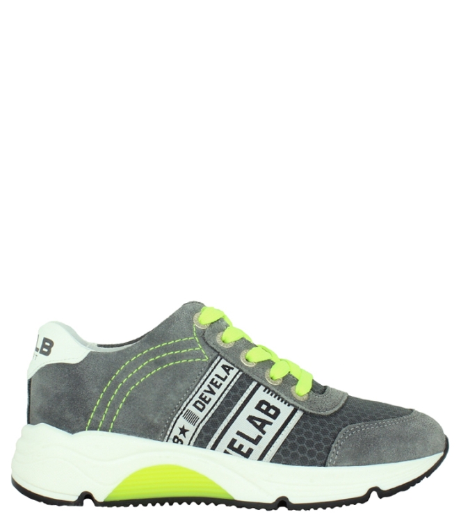 Develab sneaker <span>41421 823</span> 41421 823 grijs - www.bremmerschoenen.info - Bremmer Schoenen