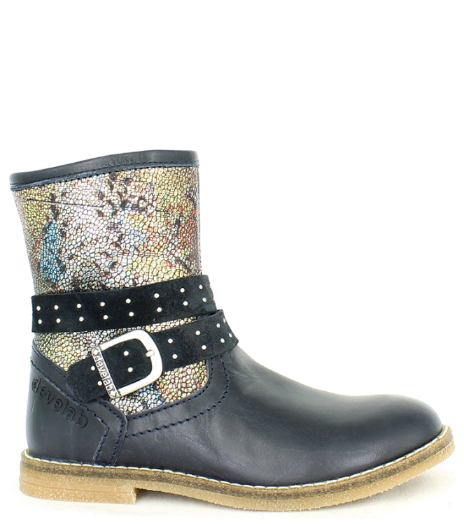 Develab DEVELAB KORTE LAARS <span>42304 621</span> BLUE METALLIC DEVELAB KORTE LAARS <span>42304 621</span> 42304 621 blauw - www.bremmerschoenen.info - Bremmer Schoenen