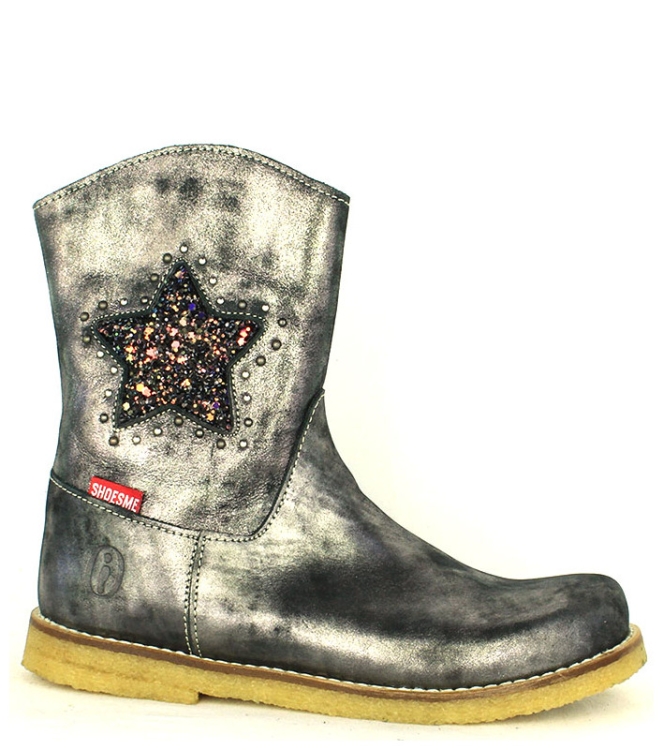 Shoesme Enkellaars <span>CR8W091-B</span> CR8W091-B grijs - www.bremmerschoenen.info - Bremmer Schoenen