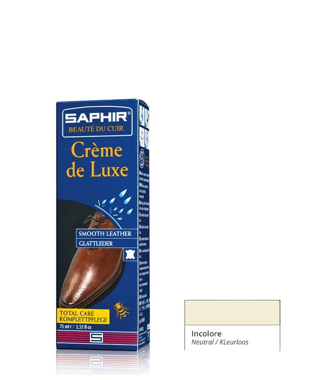 Onderhoudsmiddel Saphir luxe schoencreme <span>Creme de luxe 02</span> INCOLORE Saphir luxe schoencreme <span>Creme de luxe 02</span> Creme de luxe 02 meerkleurig - www.bremmerschoenen.info - Bremmer Schoenen