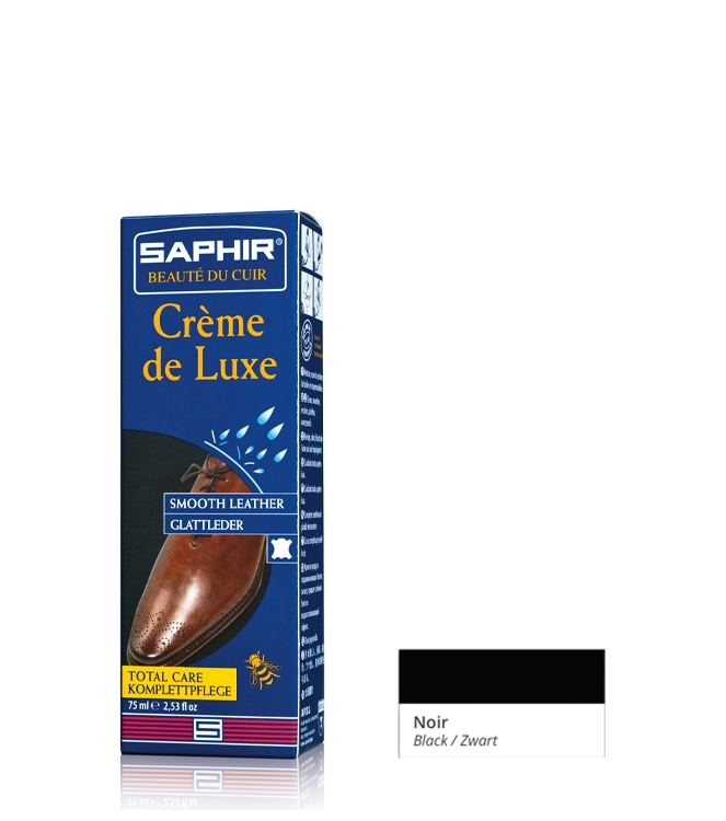 Onderhoudsmiddel Saphir luxe schoencreme <span>Creme de luxe 01</span> NOIR Saphir luxe schoencreme <span>Creme de luxe 01</span> Creme de luxe 01 zwart - www.bremmerschoenen.info - Bremmer Schoenen